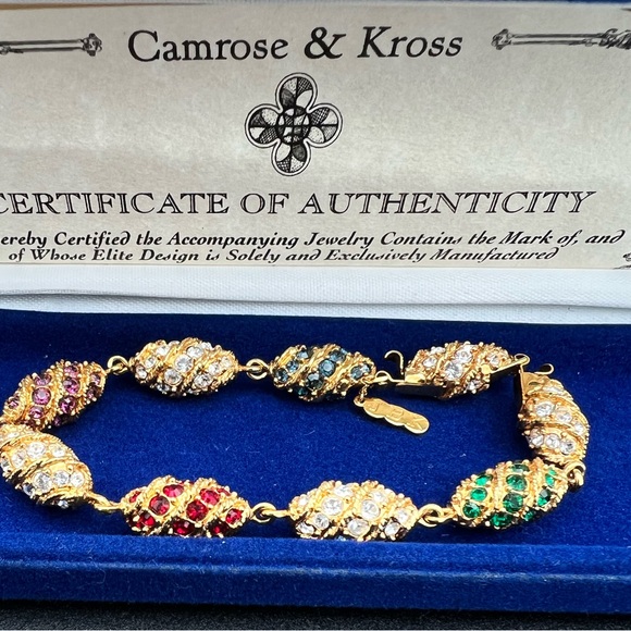 Camrose & Kross - Jackie Kennedy Fabergé Egg Bracelet - Picture 1 of 15